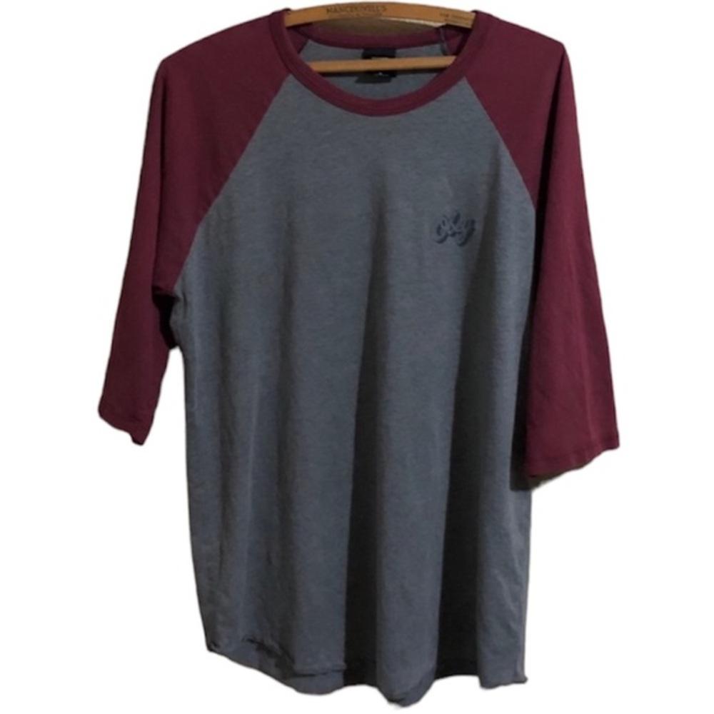 obey vintage oversized raglan tee